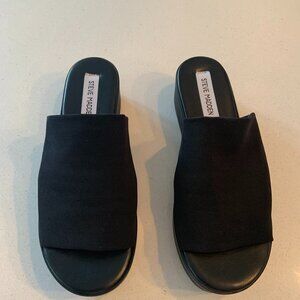 Steve Madden - Slinky Black Slides - Size 7